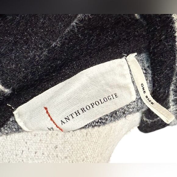 Anthropologie Quinn Windowpane Vest sweater size one size - Picture 5 of 6